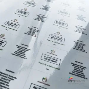 Transparent Waterproof Stickers