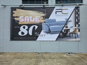 PVC Banner with Metal Pole