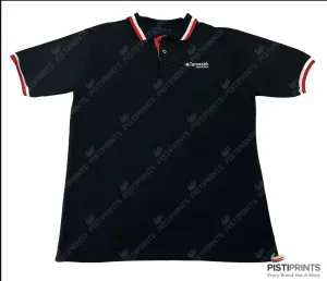 Corporate uniform polo tees with branding