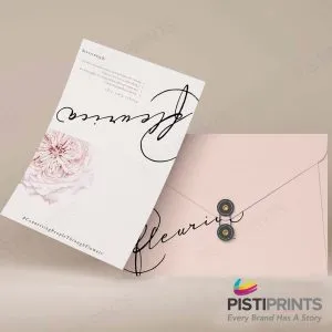 Full Print Envelope with Button and String Fastener