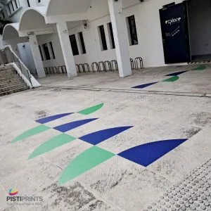 floor-sticker with installation