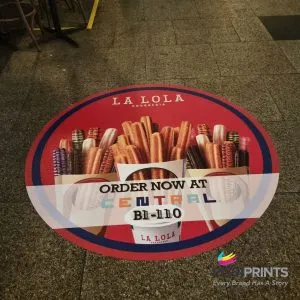 floor-sticker with installation