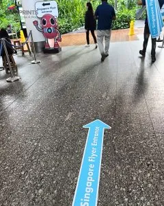 floor-sticker with installation