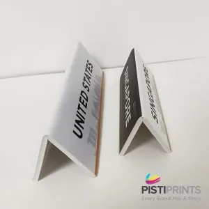 custom size tent cards printing