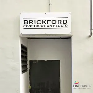 Acrylic Signage with Spacers