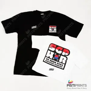 Front and back T shirt Printing