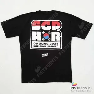 Round neck t shirt printing
