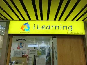 Custom made signage with Backlit sticker