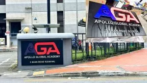 3D Text Front-Lit Sign with Aluminum Boxup Base
