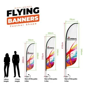 Feather shape flying banner-01