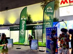 Flying banner-outdoor event