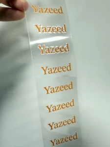 Yazeed UV DTF Stickers