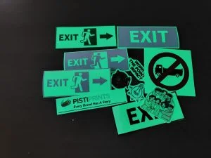 Glow in the dark Stickers