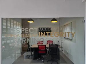 Frosted Sticker With Printing