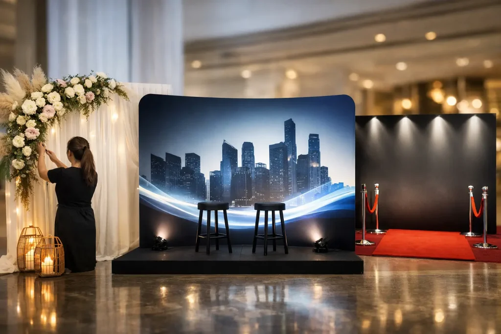 Event Backdrop Singapore: Choose the Right Format
