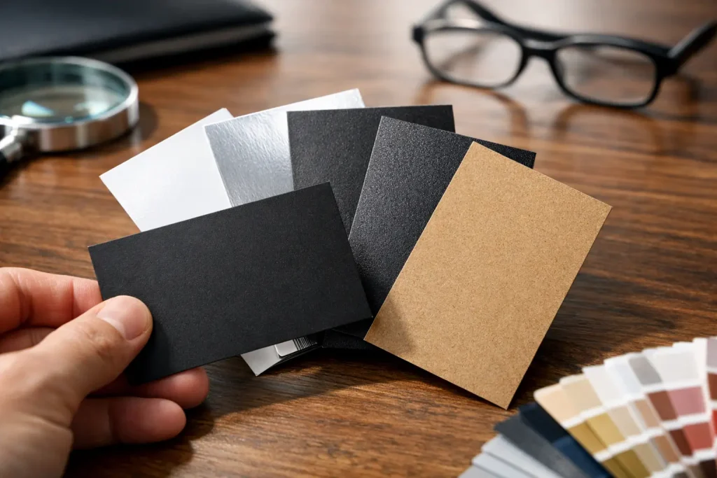How to Choose Business Card Finishes