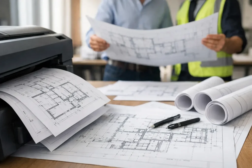 AutoCAD Drawing Printing Service for Project Teams
