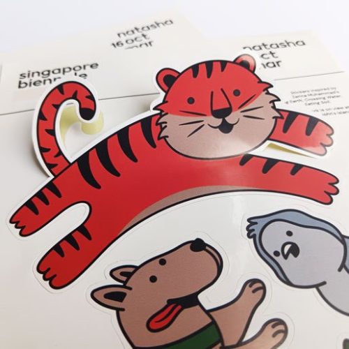 Mirrorkote label Stickers