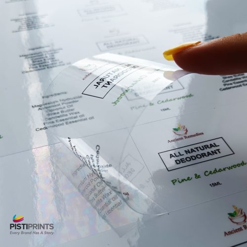Transparent Waterproof Stickers