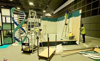 booth-Exhibition-banner-wood-backdrop-foamboard-Carpentry-11