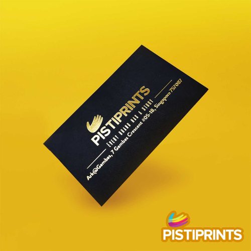 Name card with Gold Hot stamping