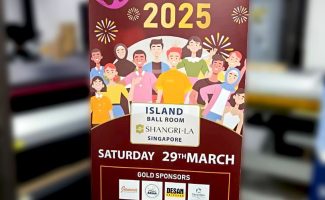 standard silver pull up banner